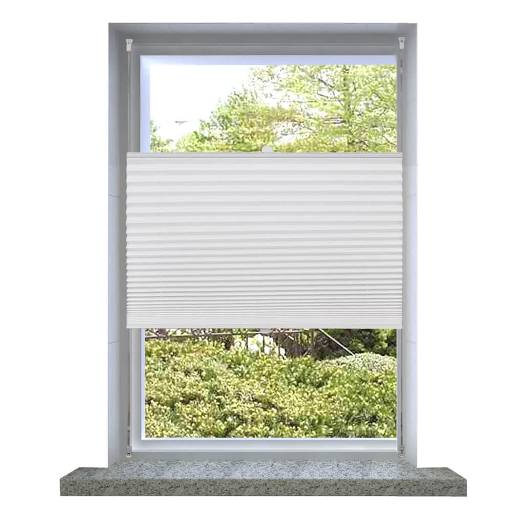 Plisse Blind White Pleated Blind ML