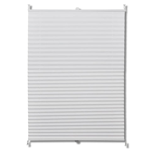 Plisse Blind White Pleated Blind SM