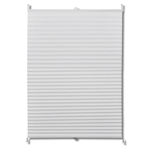 Plisse Blind  White Pleated Blind XL