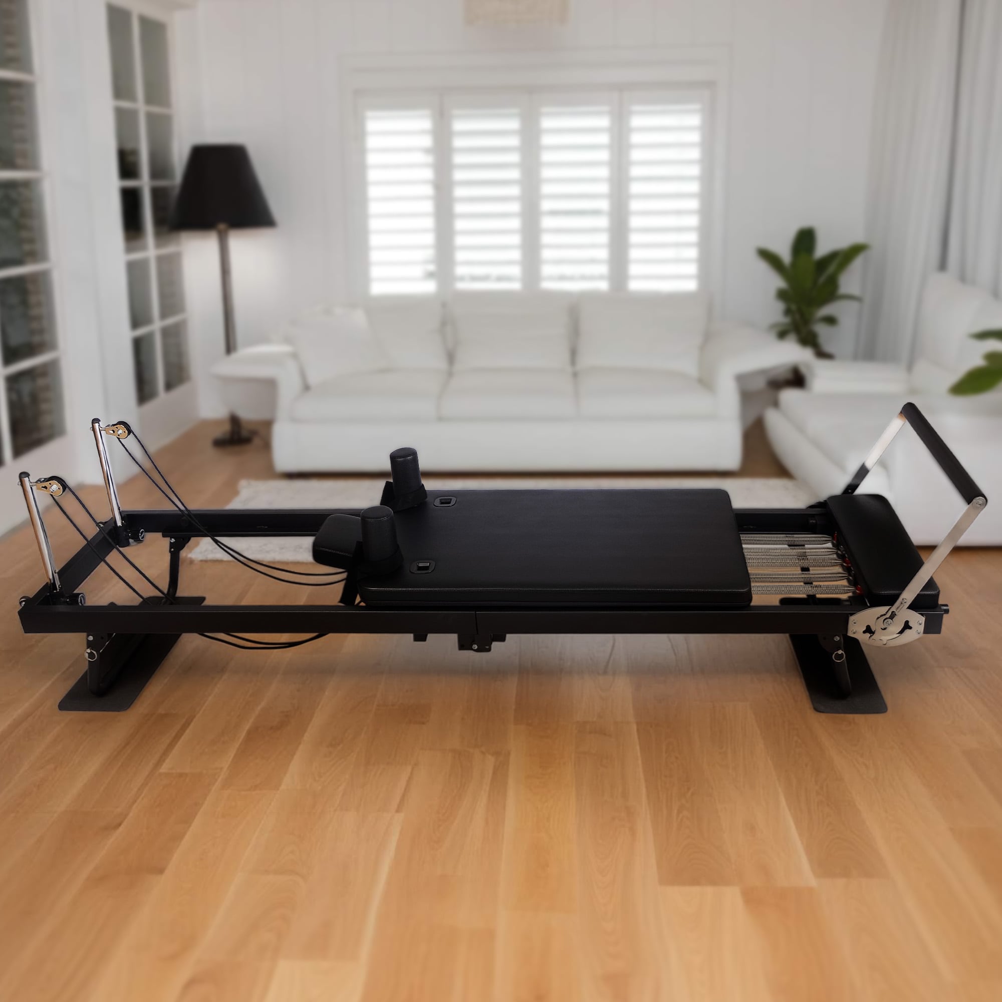 Pilates Reformer Steel Foldable 232x62x58.5cm