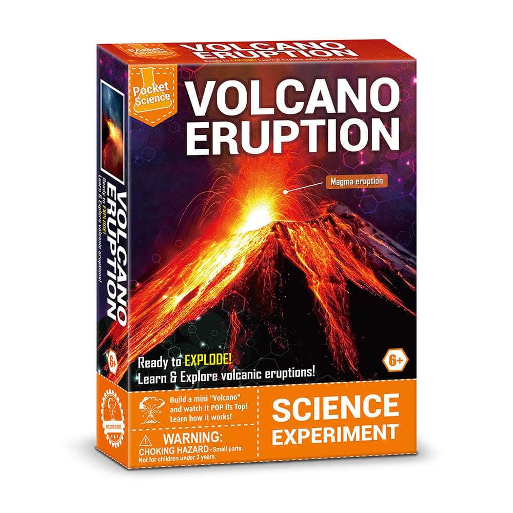Pocket science volcano eruption