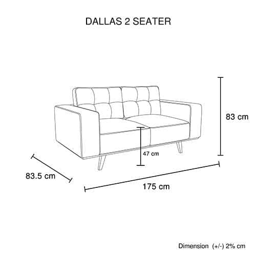Pocket Spring Grey: 2-3 Seater Fabric Sofa