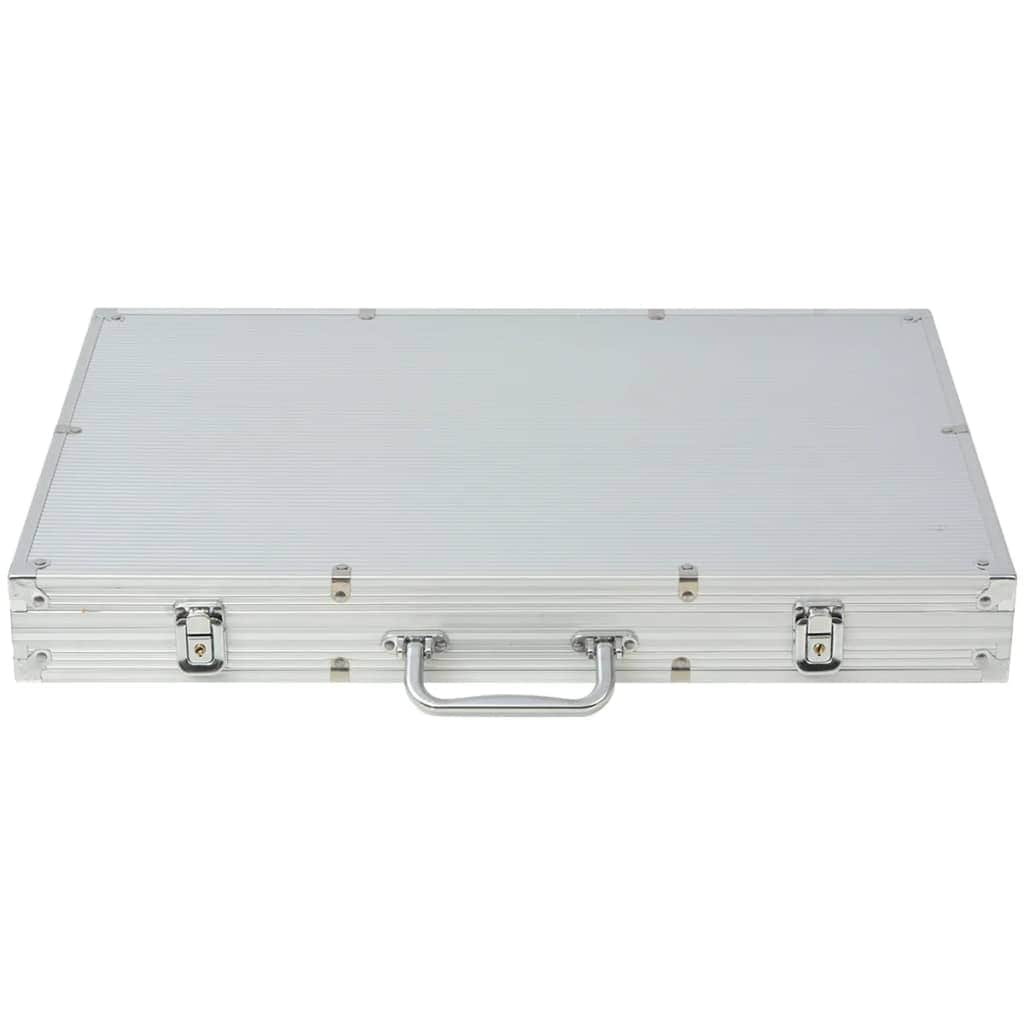 Poker Set with 1000 Chips Aluminium