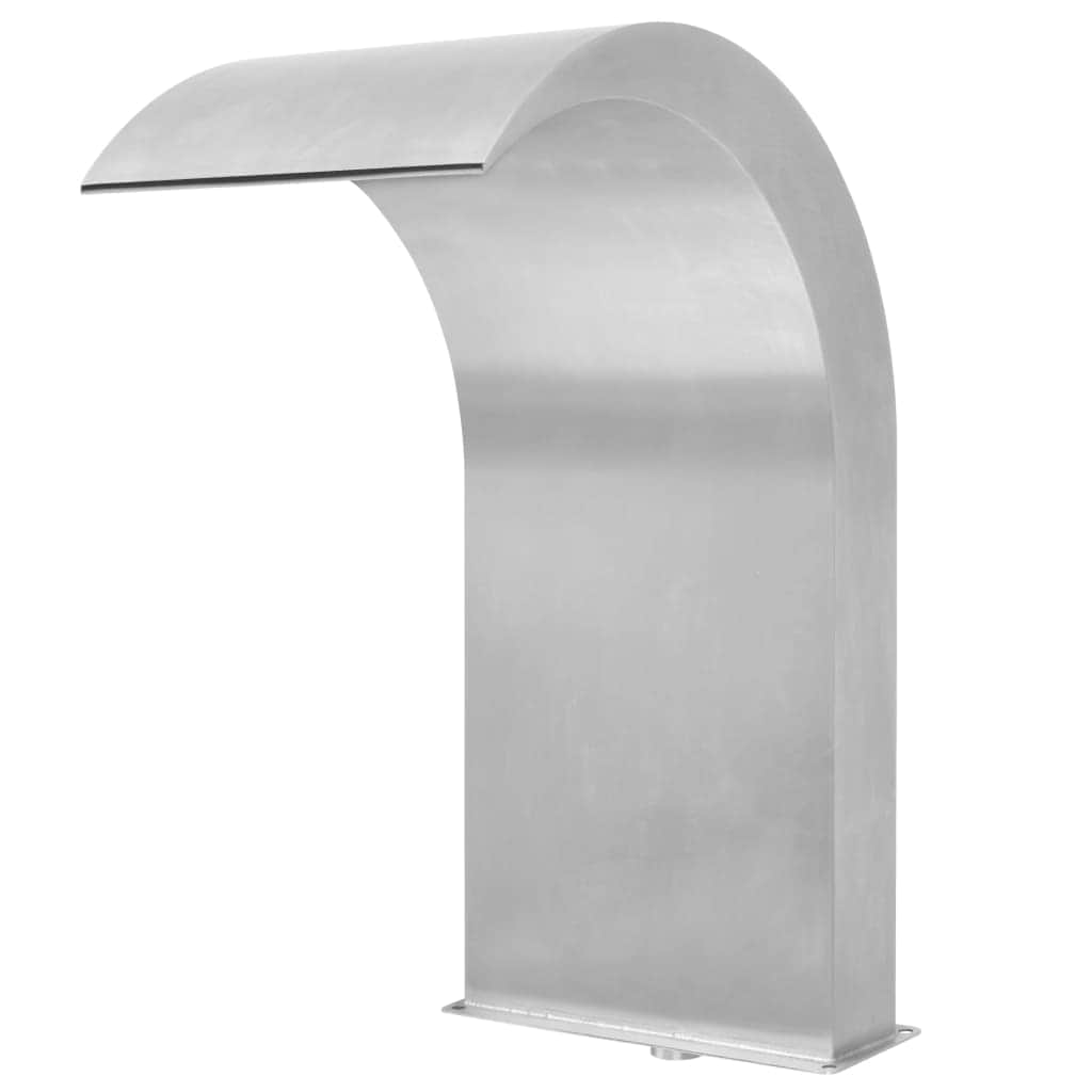 Pool Fountain Stainless Steel, Silver - Simple deals