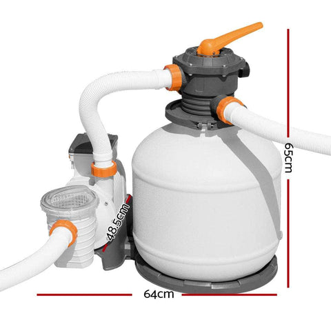 Pool Pump Sand Filter 3000Gph 11355L/H Pools Flowclear Filters