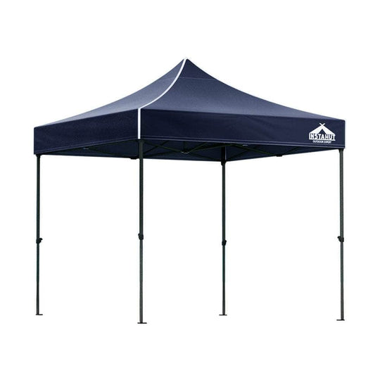 3x3m Pop Up Folding Tent Navy Outdoor Canopy
