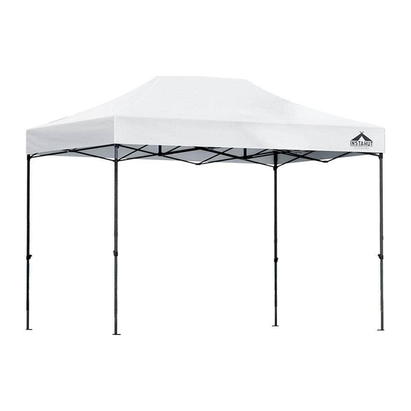 Pop Up Folding Tent 3x4.5M White with Base Pods Outdoor