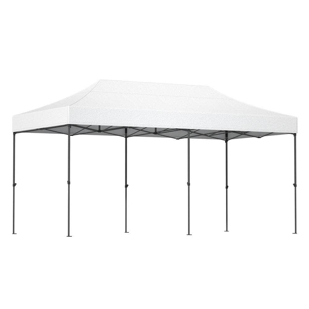 Pop Up 3X6M Folding Tent - White