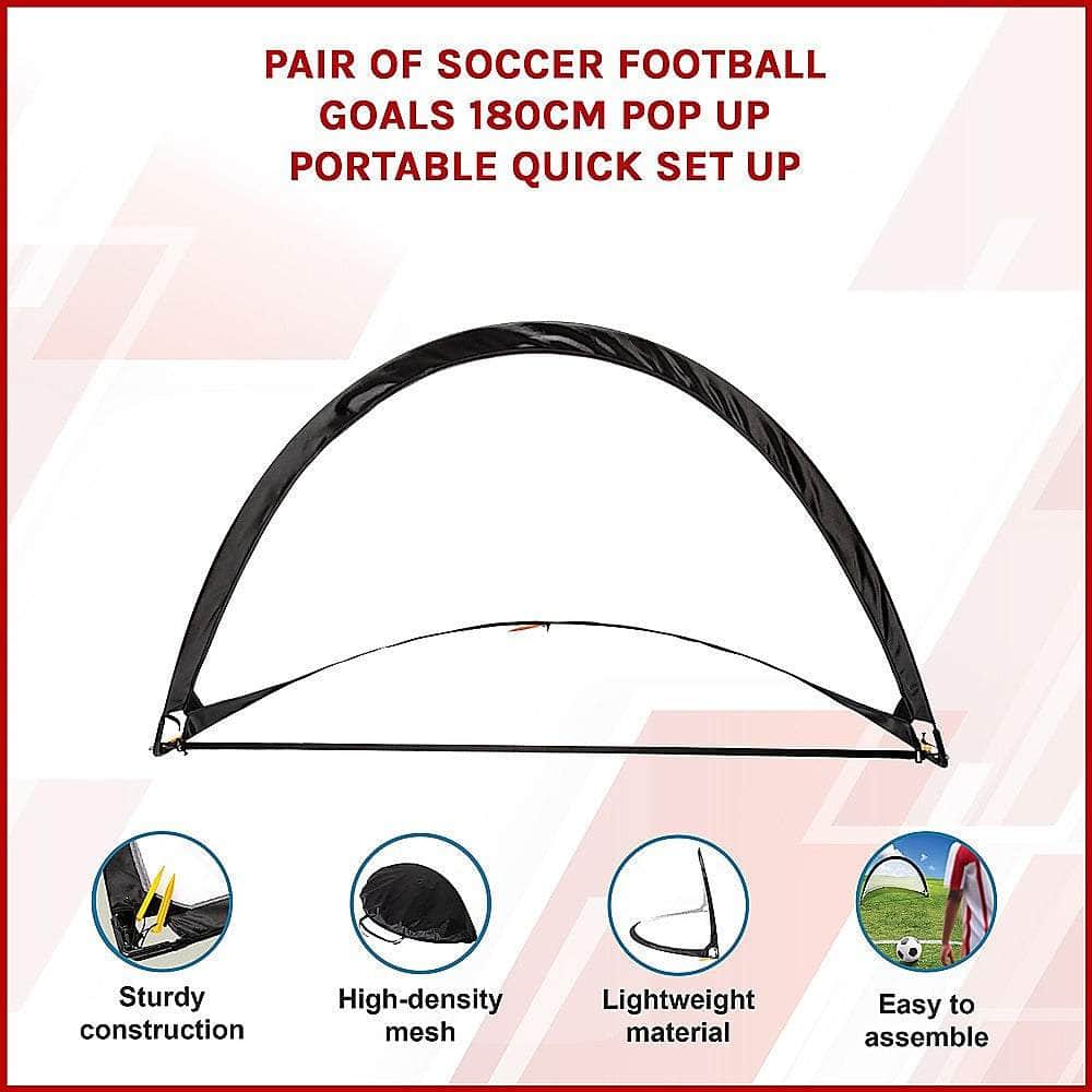 Pop Up Portable Soccer Football Goals