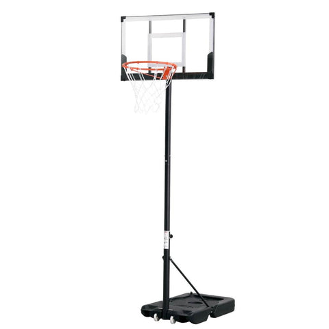 Portable 3.05M Basketball Hoop Stand Height Adjustable with Knob System