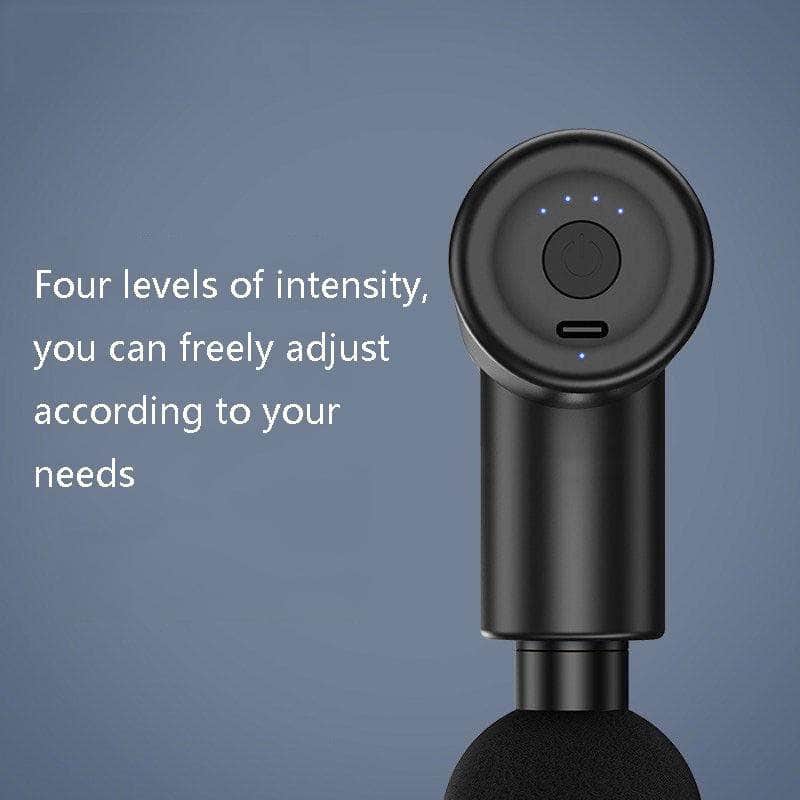 Portable Brushless Muscle Massager - Black