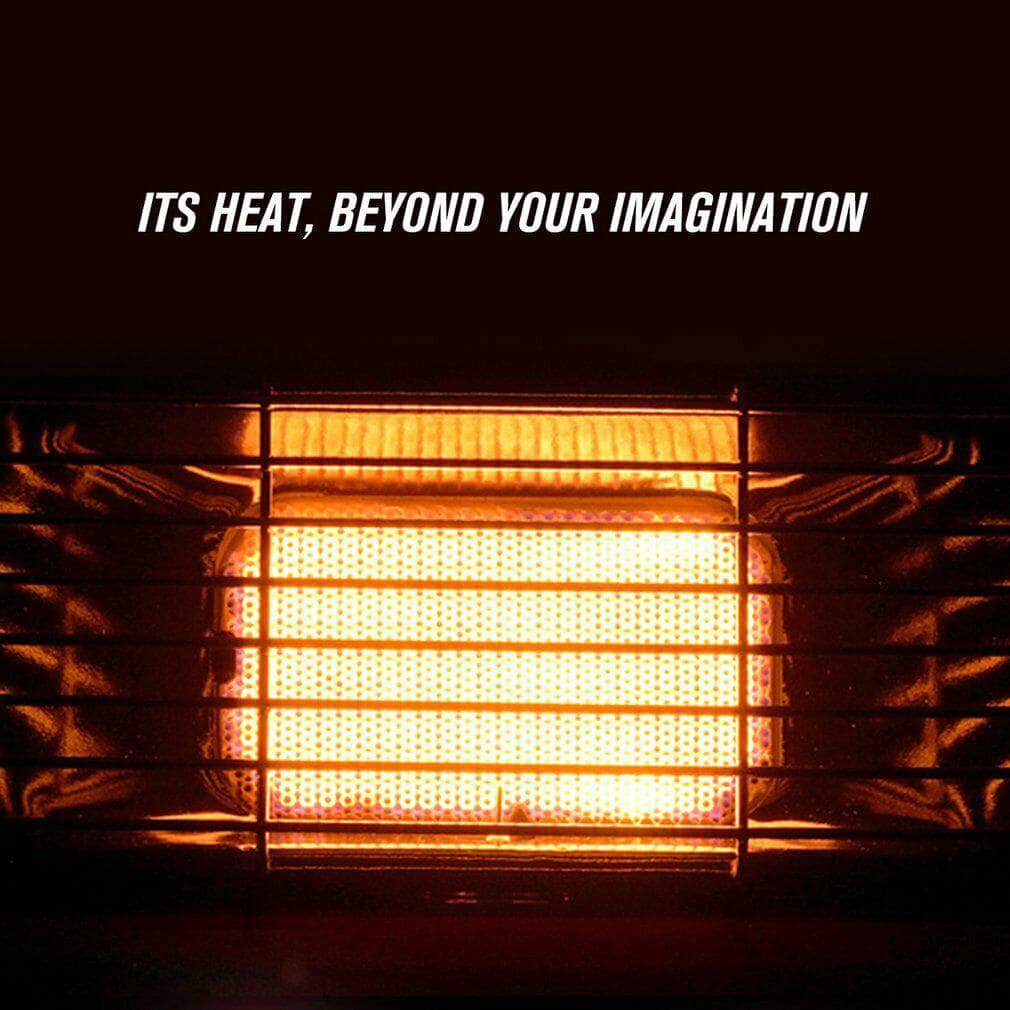 Portable Butane Gas Heater - Red Au