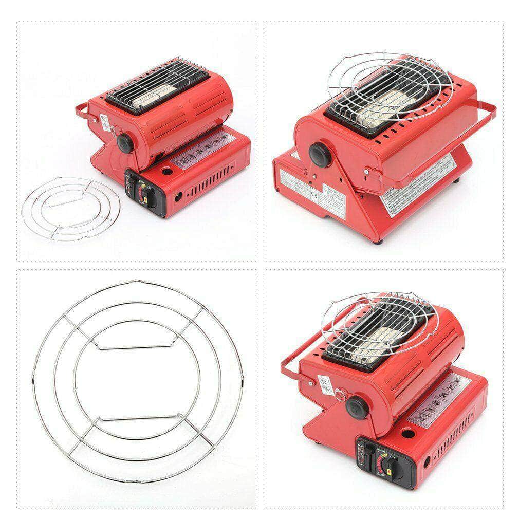 Portable Camping Hiking Butane Gas Heater - Red Au
