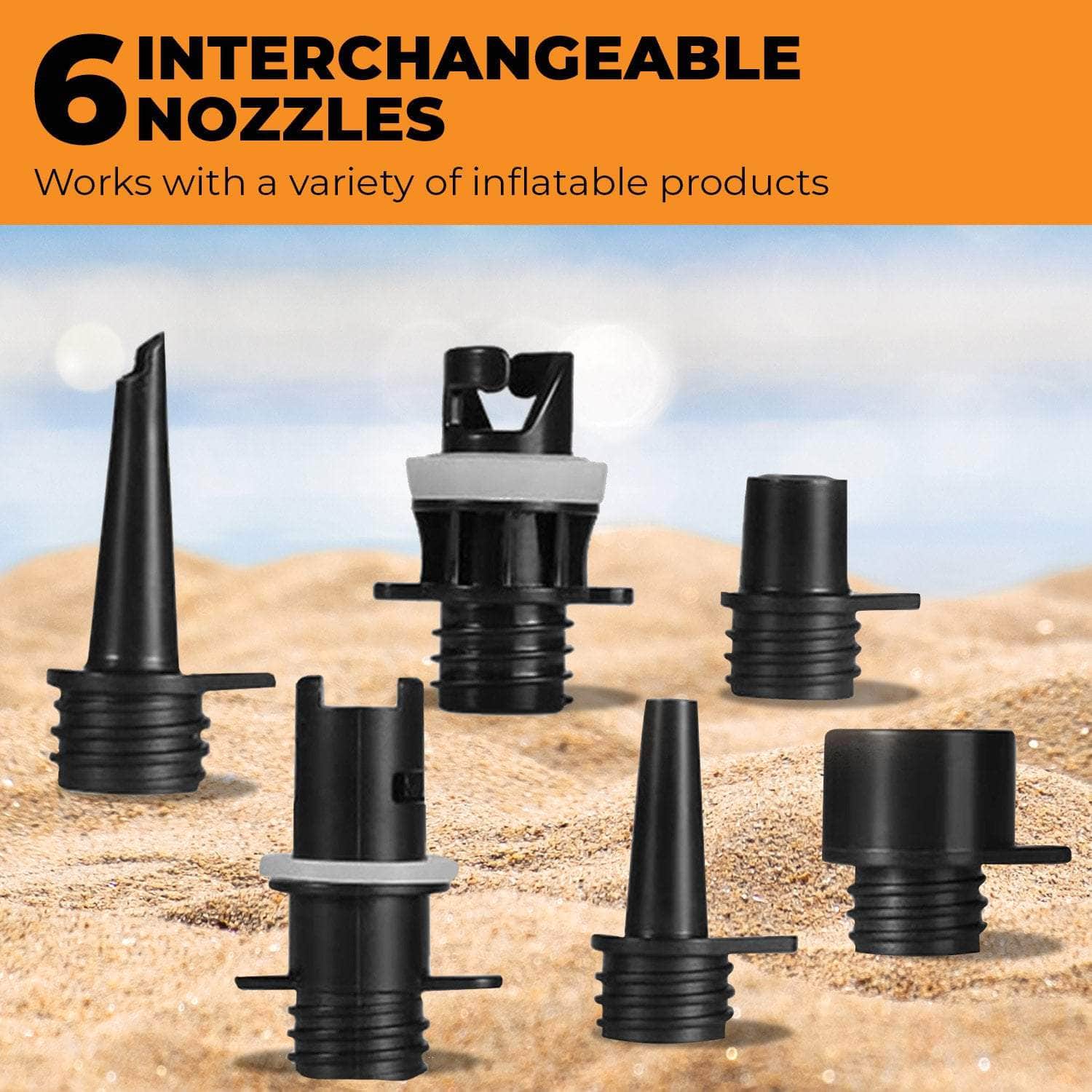 Portable Electric Air Pump 12V for Inflatable Paddle Boards with outdoor living - photo 8