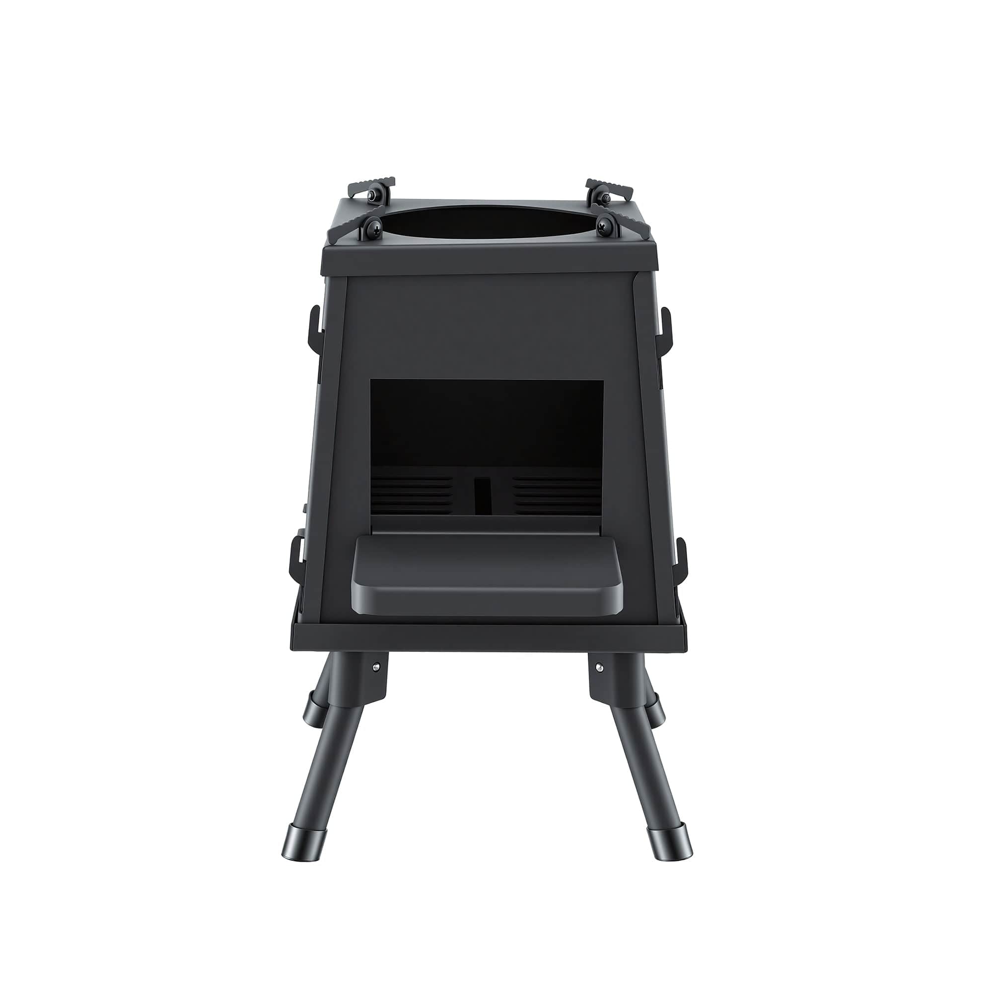 Portable Fire Pit BBQ Stove Outdoor Camping Wood Charcoal Cooking Grill