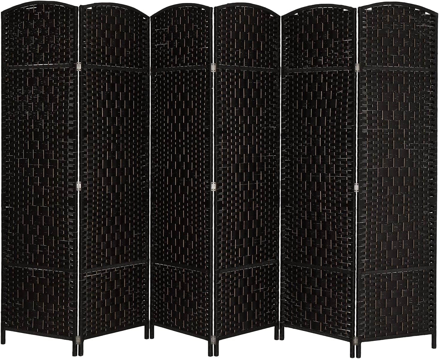 Portable Folding Room Divider Partition 6 Panel Privacy Screen