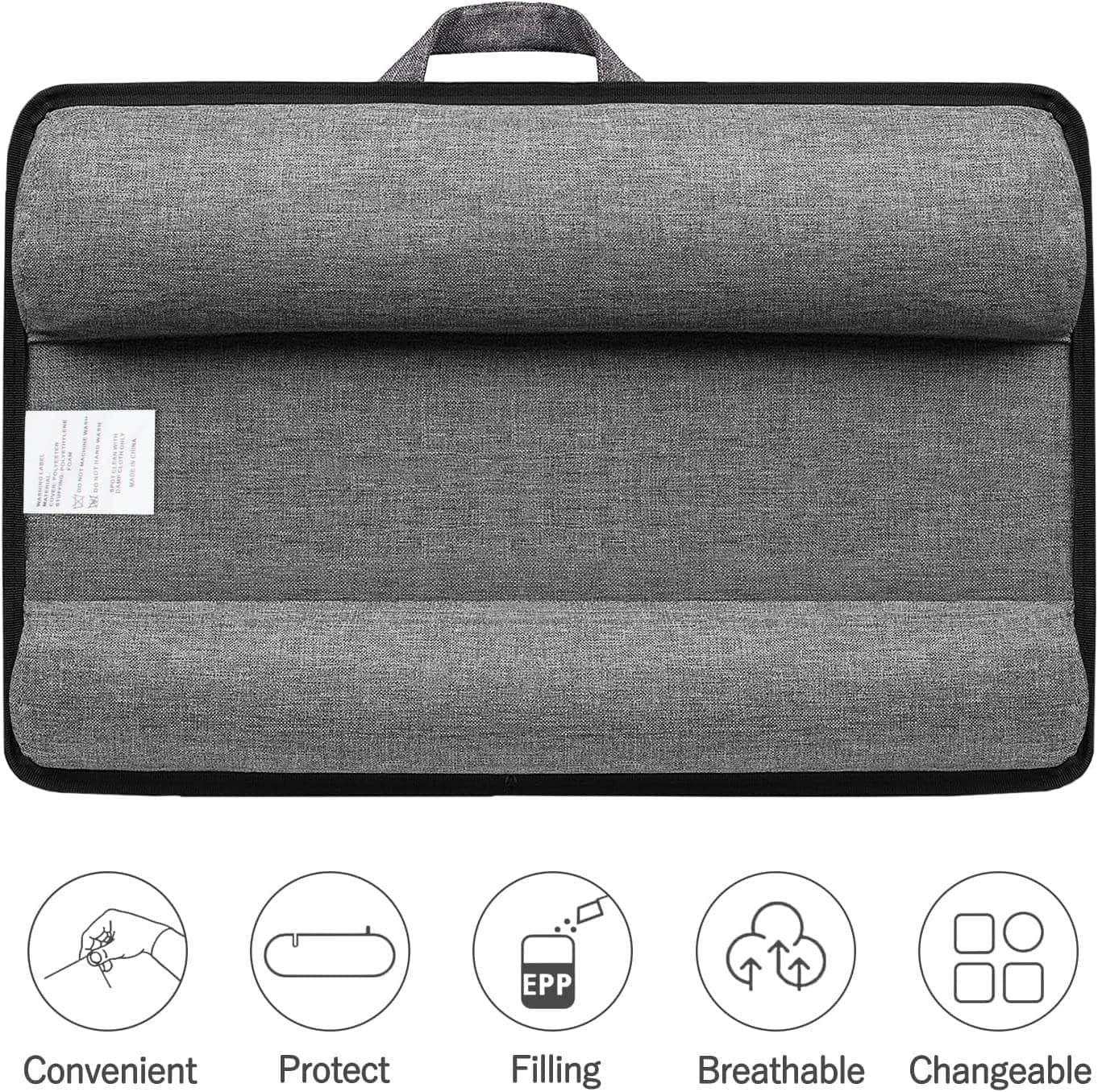 Portable Laptop Desk With Device Ledge, Mouse Pad, And Phone Holder (Silver, 40Cm)