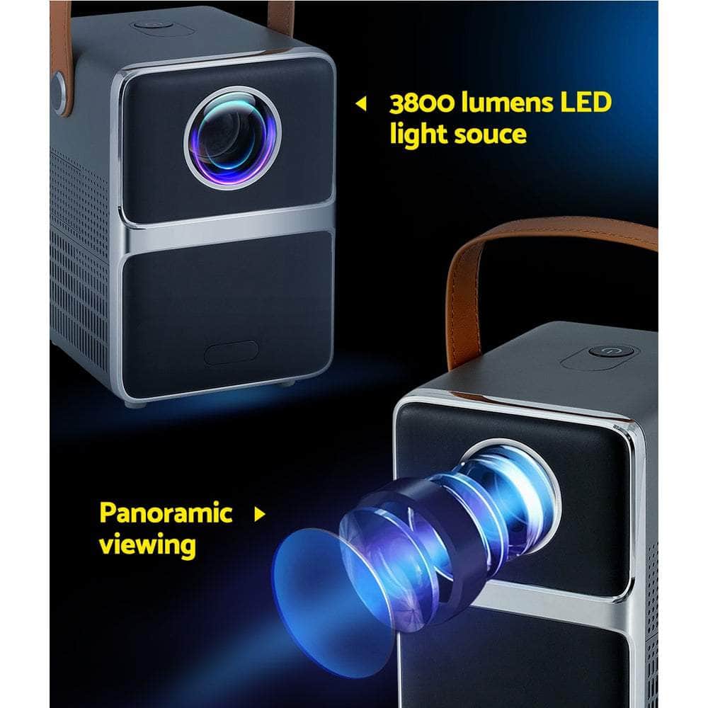 Portable Mini Video Projector 4K Wifi Home Theater Hdmi Support 1080P