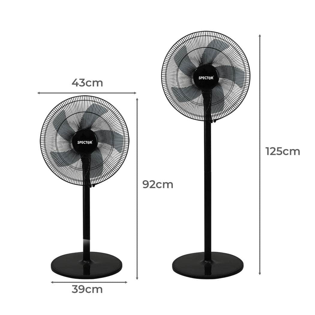 Portable Pedestal Floor Fan for Commercial Cooling (3 Speed)