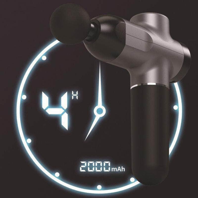 Portable Rechargeable Muscle Massager - Grey Handbag