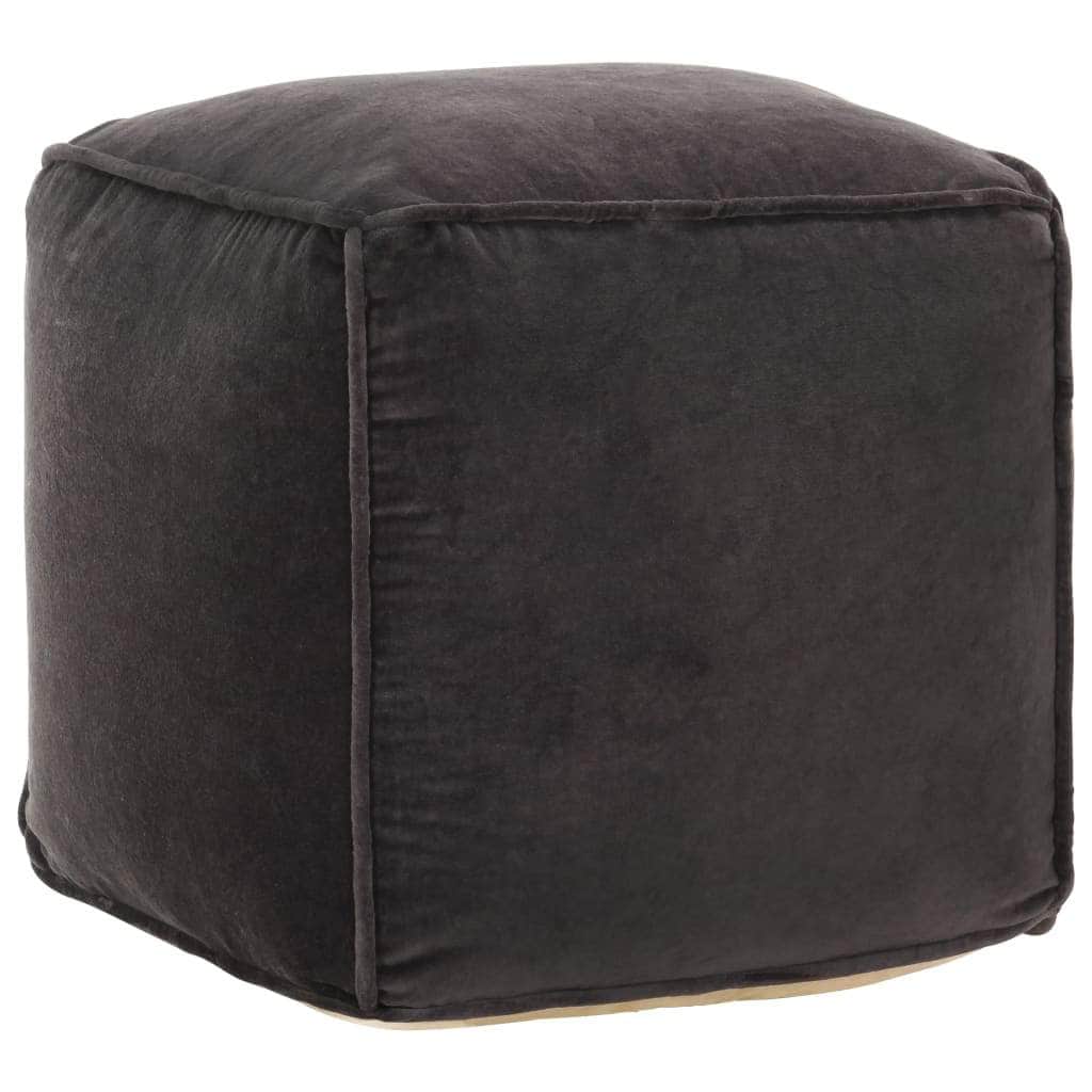Pouffe Cotton Velvet - Foot Rests