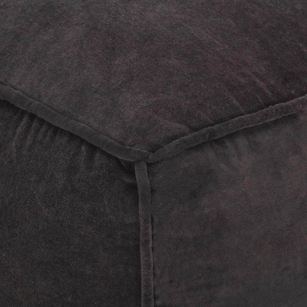 Foot Rests - Pouffe Cotton Velvet