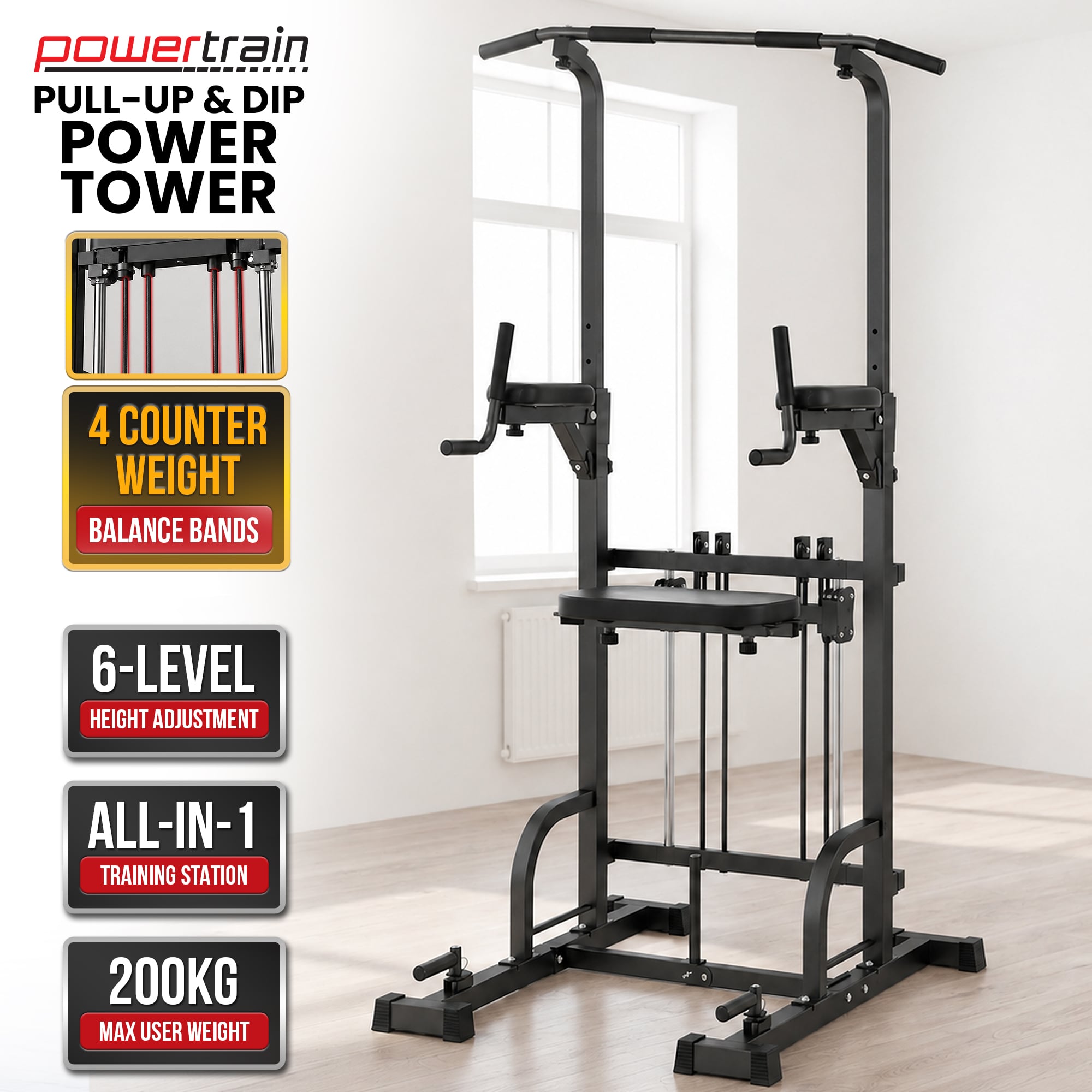 Strength Tower Multifunction Trainer 85x100x180cm