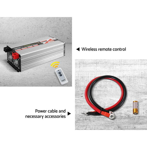 Power Inverter 3000W or 6000W Pure Sine Wave 12V-240V Camping Boat Caravan