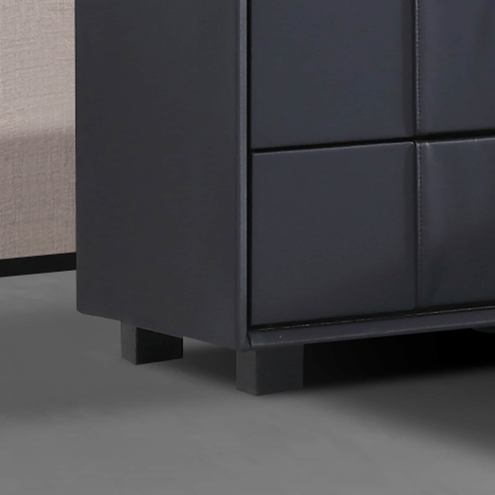 Prado 4Pc Fabric Gas Lift Queen Bedroom Suite Gas Lift Storage