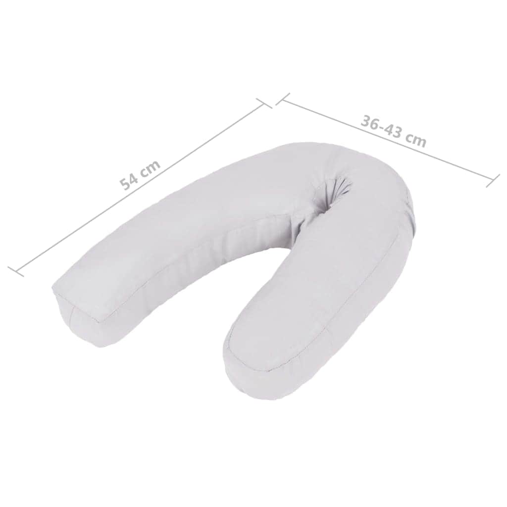 Pregnancy Pillow J-Shaped (Grey)