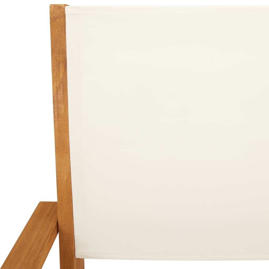 Premium 3 Piece Bistro Set Cream Relaxing Seating Home Comfort