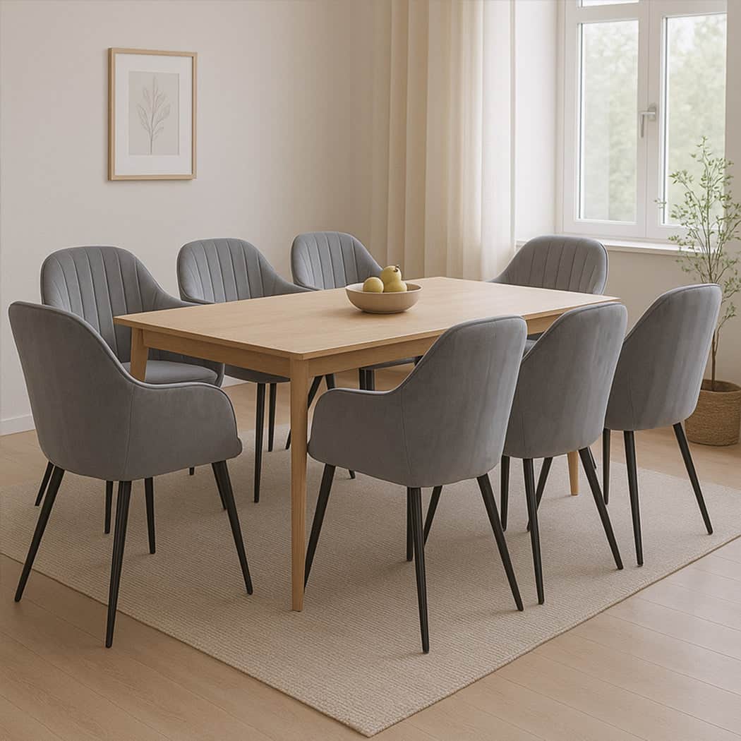 Premium 8x Armchair Lounge Chair Accent  Soft Cushion Classic