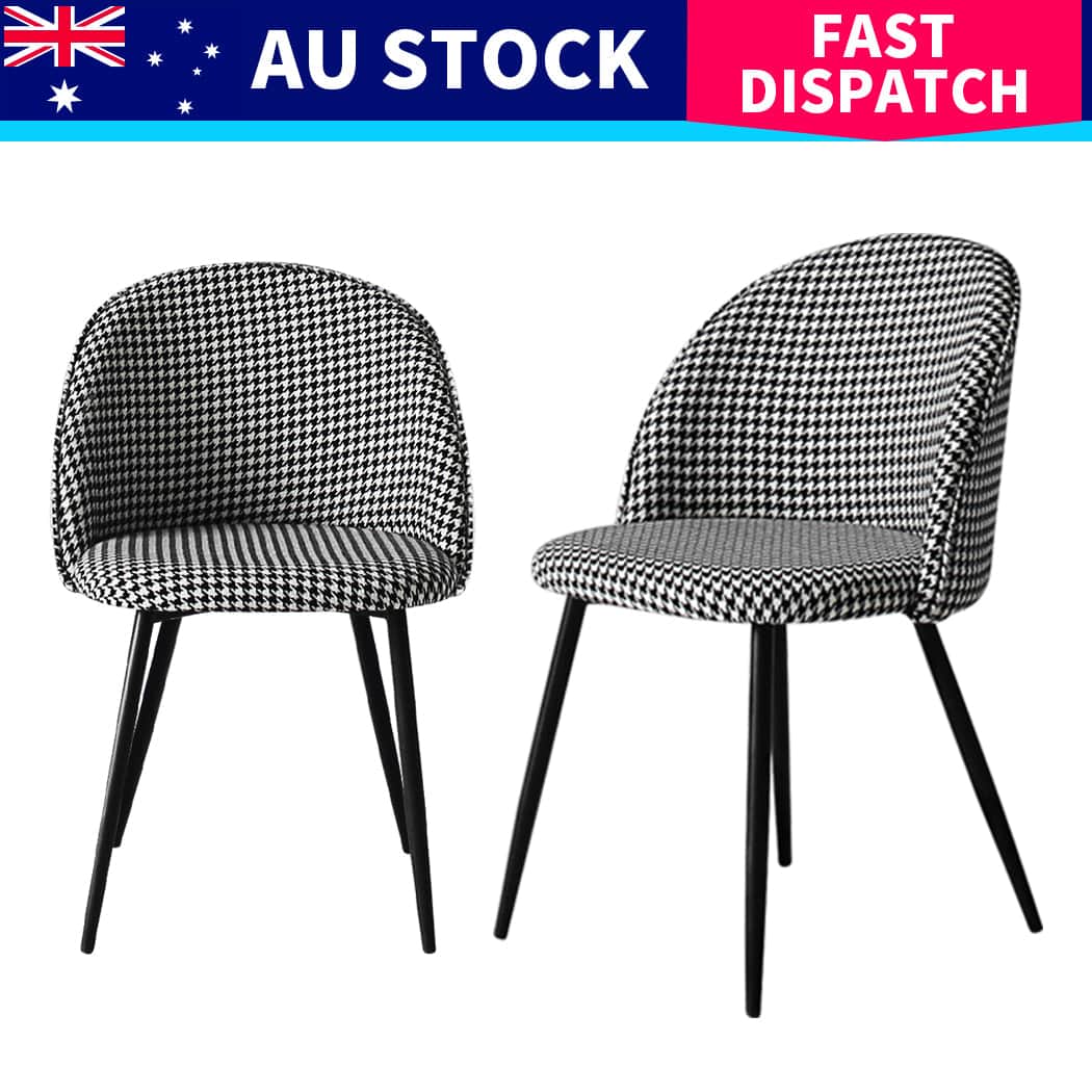 Premium 8x Dining Chairs Kitchen Cafe  Scandi Inspired Design