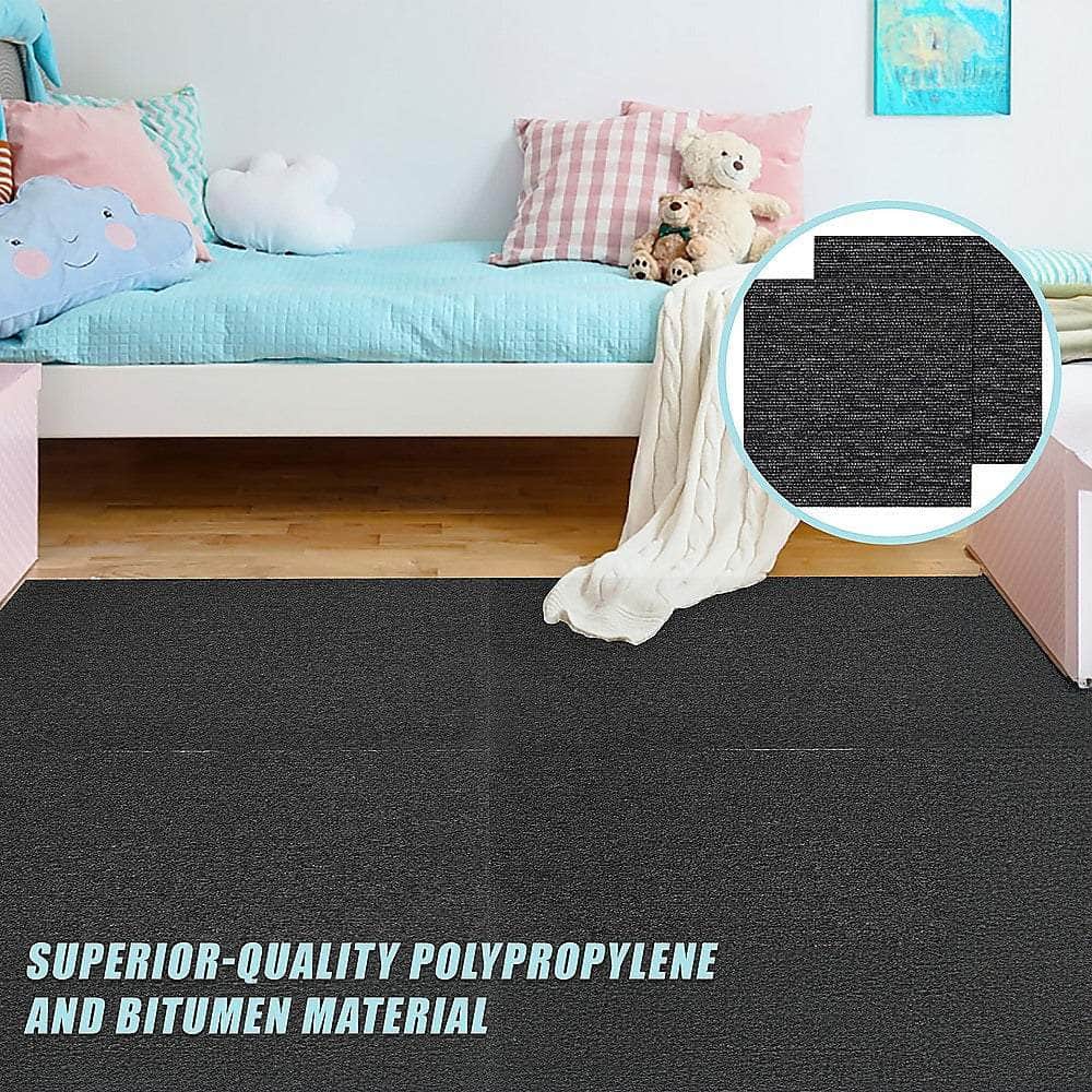 Premium Carpet Tiles Box, Charcoal