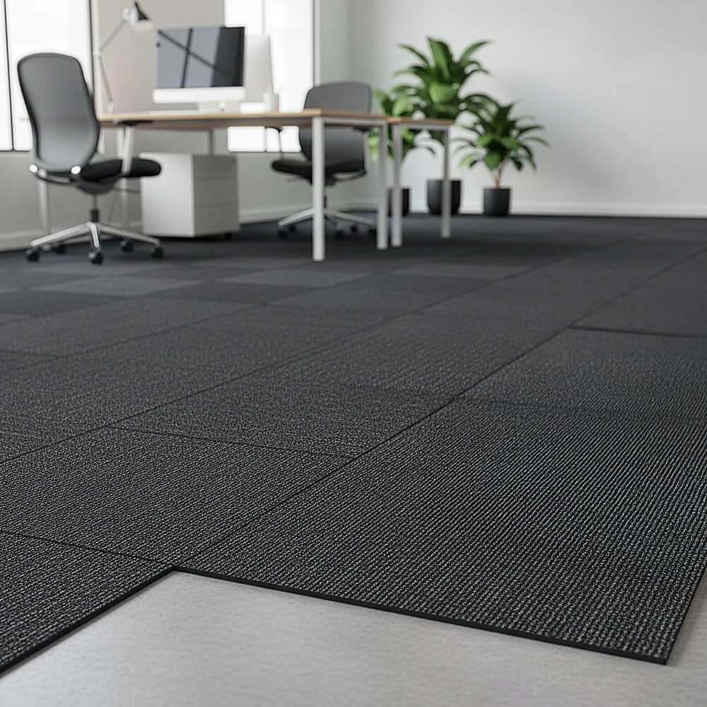 Premium Carpet Tiles Box, Charcoal