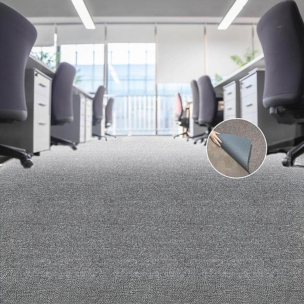 Premium Carpet Tiles Box, Grey