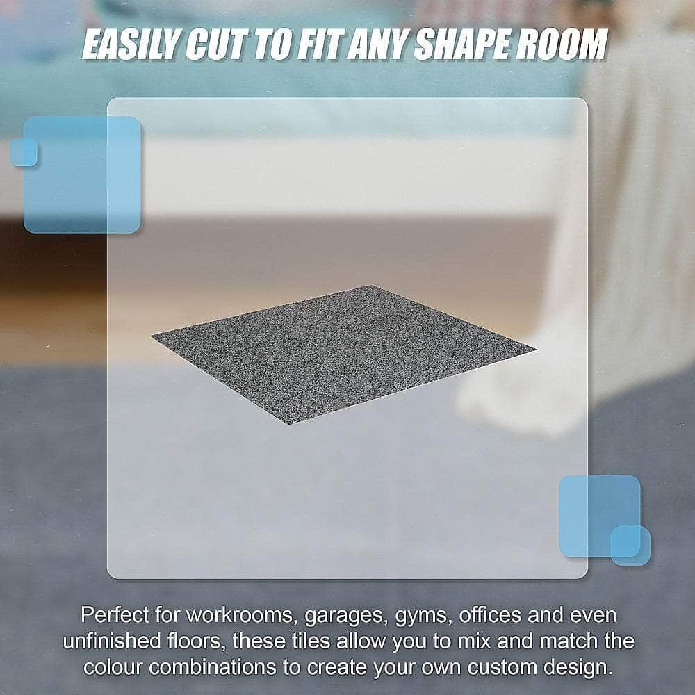 Premium Carpet Tiles Box, Grey