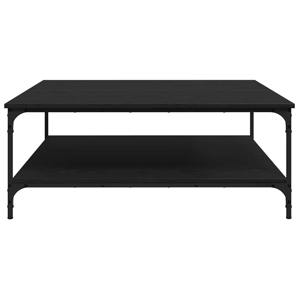 Premium Coffee Table Black oak Engineered Wood - Soft Upholstery