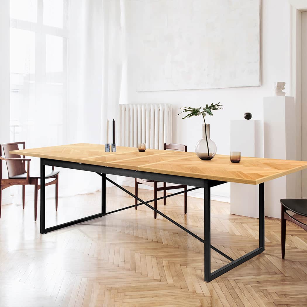 Premium Dining Table Extendable Rectangle Kitchen  Multipurpose Use