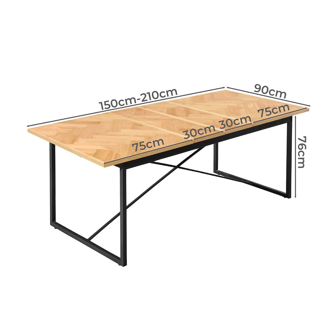 Premium Dining Table Extendable Rectangle Kitchen  Multipurpose Use
