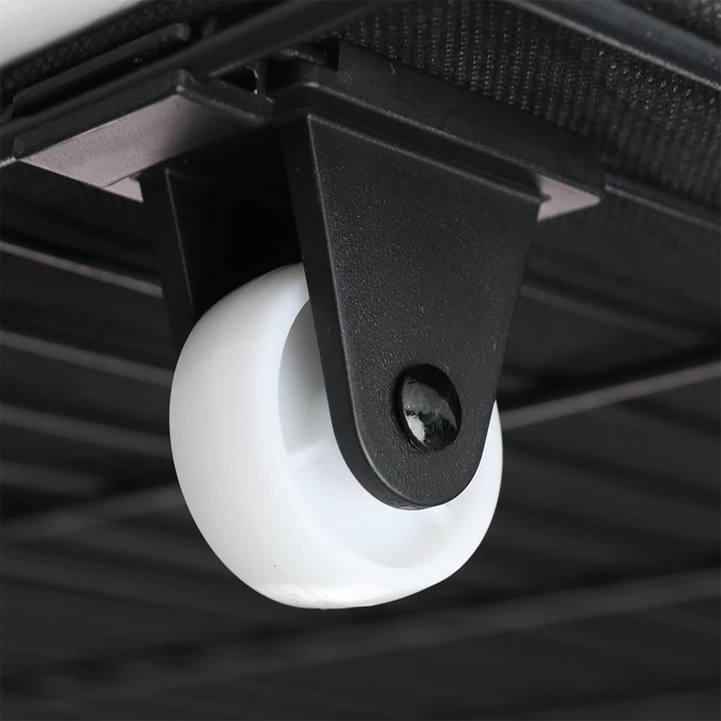 Premium Double Bed Frame Tufted Headboard USB Charge  High Back