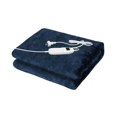 Premium Electric Throw Blanket Heated Timer Bedding Washable Warm