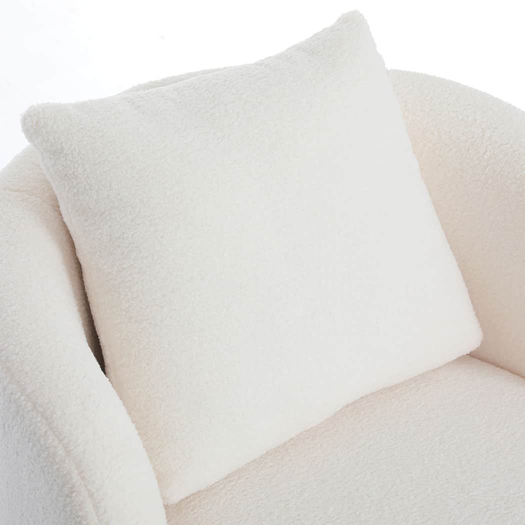 Premium Fleece Swivel Chair  Comfortable Design Classic Durable