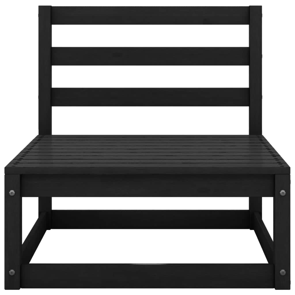 Premium Garden 3 Seater Sofa Black Relaxing Seating Garden Leisure