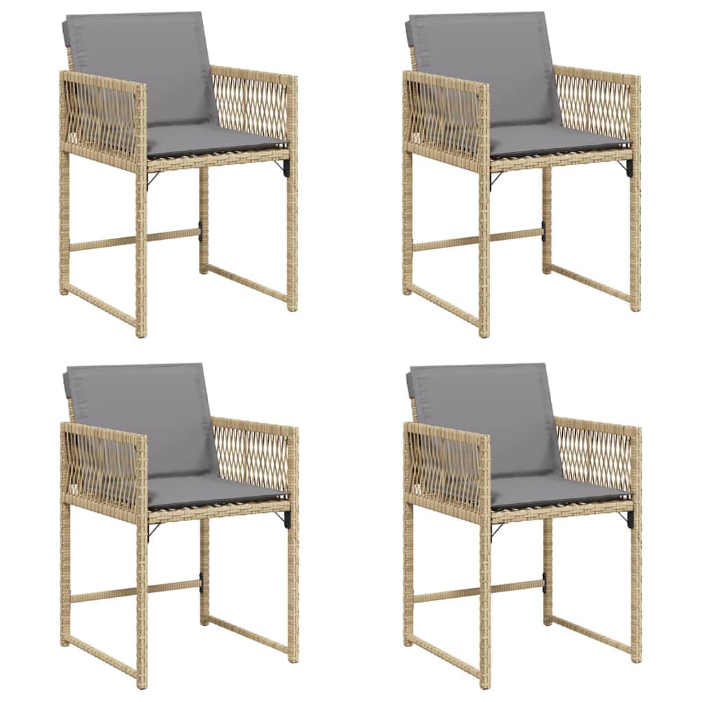 Premium Garden Chairs with Cushions 4 Daily Living Essential Garden Leisure