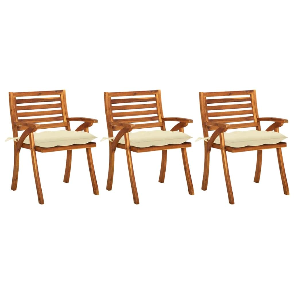 Premium Garden Dining Chairs with Cushions Home Decor Accent Home Comfort