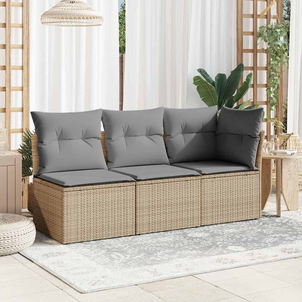 Premium Garden Sofa with Cushions 3 Indoor Outdoor Use Patio Relax