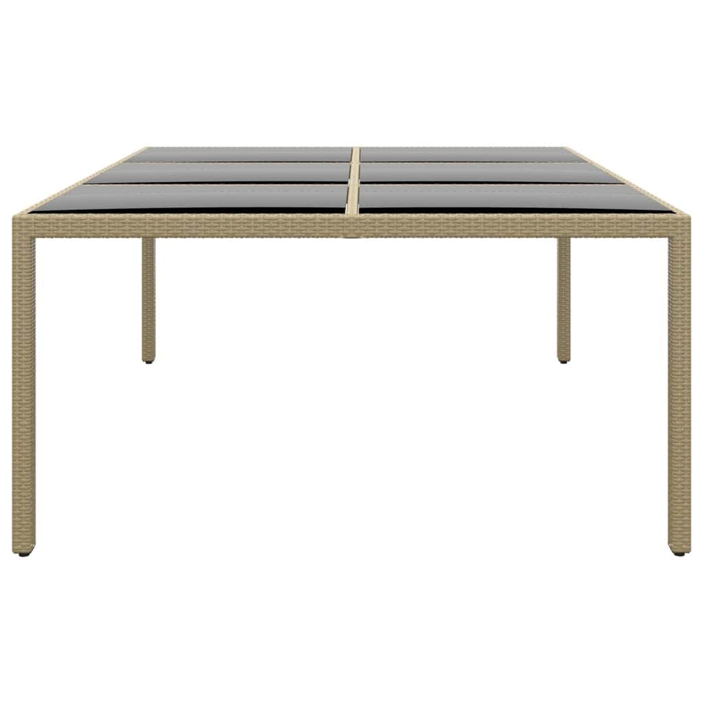 Premium Garden Table 200x150x75 cm Tempered Living Space Upgrade Boho