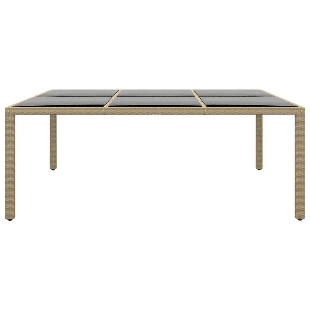 Premium Garden Table 200x150x75 cm Tempered Living Space Upgrade Boho