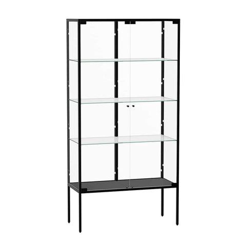 Premium Glass Display Cabinet Steel 4 Tier 160cm  Space-Saving Design